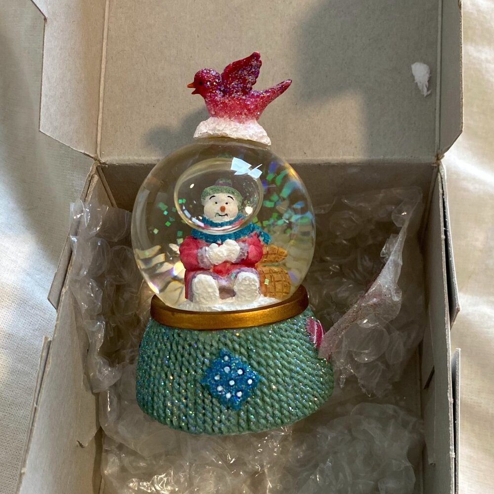 Winter‎ Christmas Snow Man Snow Globe
